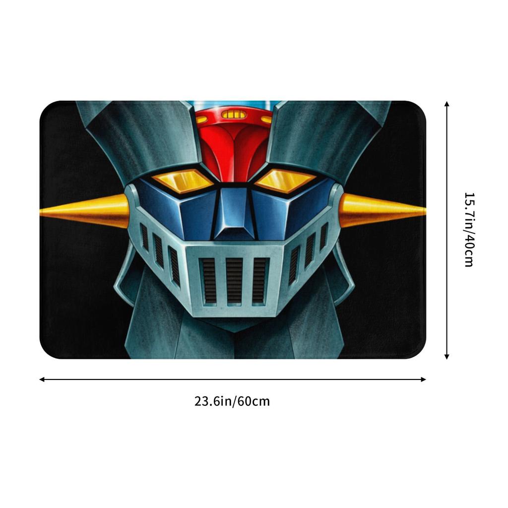 UFO Robot Mazinger Z Front Door Floor Entrance Mats Outdoor Anime Bath Kitchen Doormat Bedroom Carpet Rug