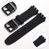 Silicone Strap For Swatch SUSB401 SUSW402 SUSN400 SUSL400 20MM Series Watchband Waterproof Replacement Watch Accessories