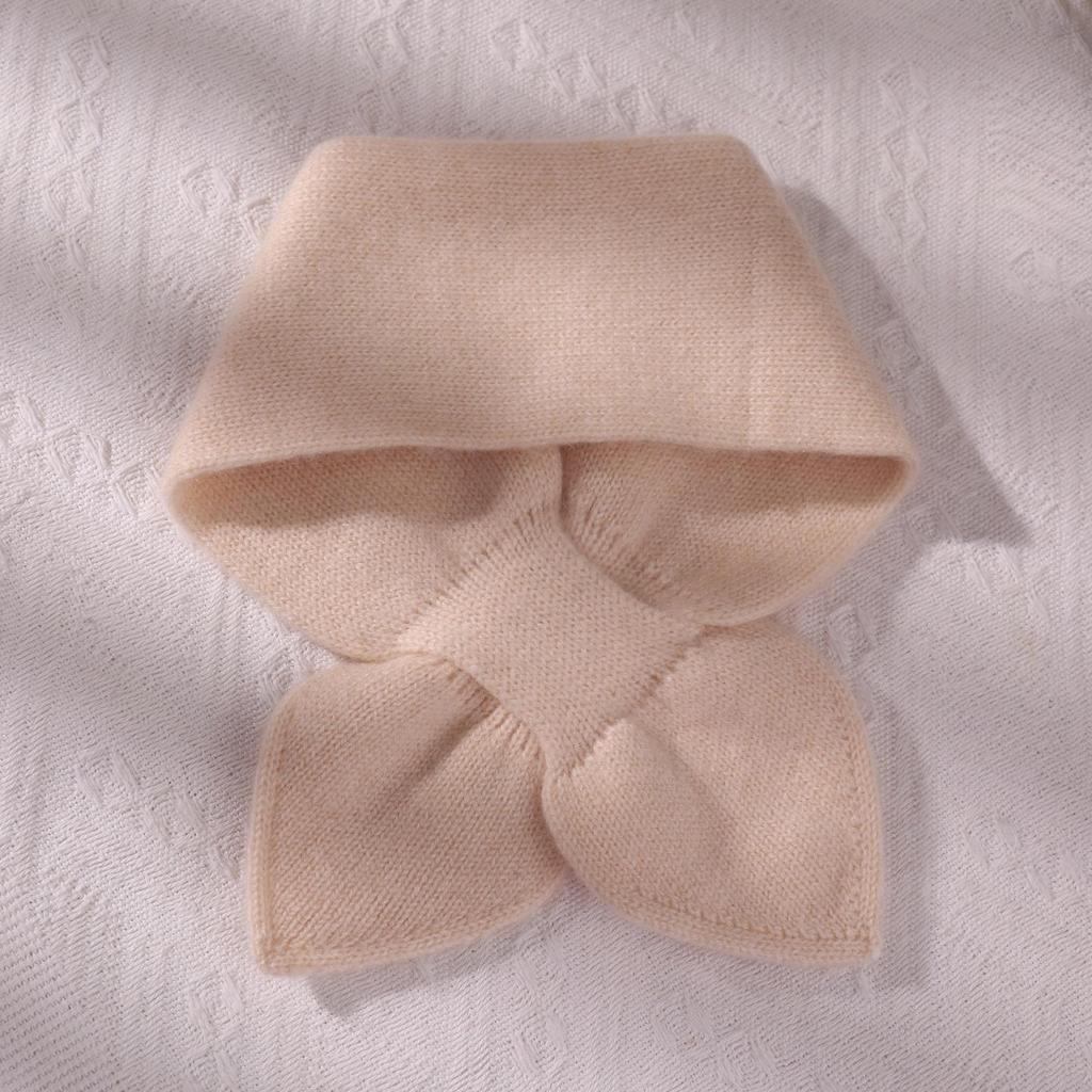 Sciarpa in Cashmere Monocolore per Bambini - Calda, Carina, 10x60CM