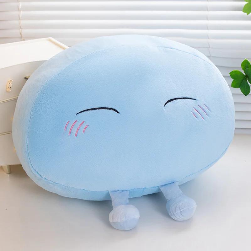 28/45Cm Anime Dat Tijd Dat Ik Werd Gereïncarneerd Als Een Slime Tensei Shitara Slime Datta Ken Tempest Rimuru Knuffel Pluche Kussen Cadeaus 28cm white