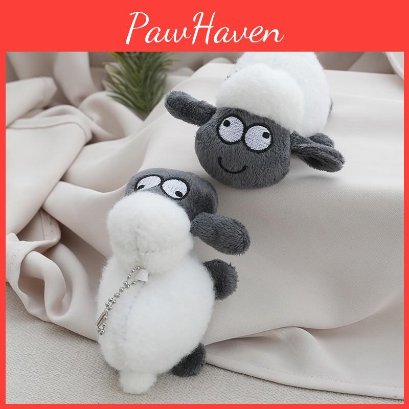Plush Little Lamb Toy Keychain With Pp Cotton Filling For Gift Kids