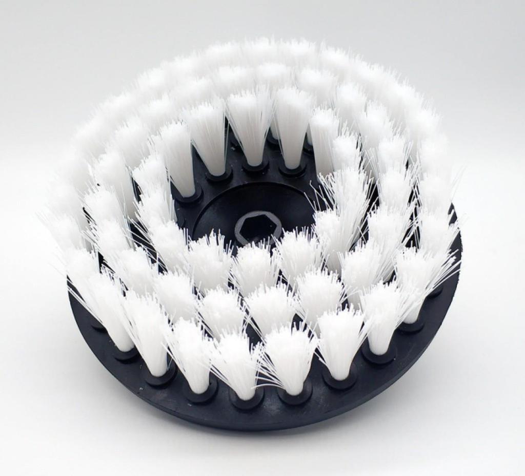 5-Piece Drill Brush Set for Tile, Grout, Car Wheels, and Home Cleaning