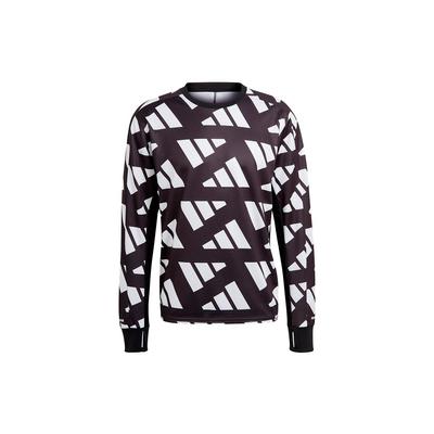 adidas Celebration Sweatshirt with Full Logo Print and Crew Neck Men Tops Black GK5092