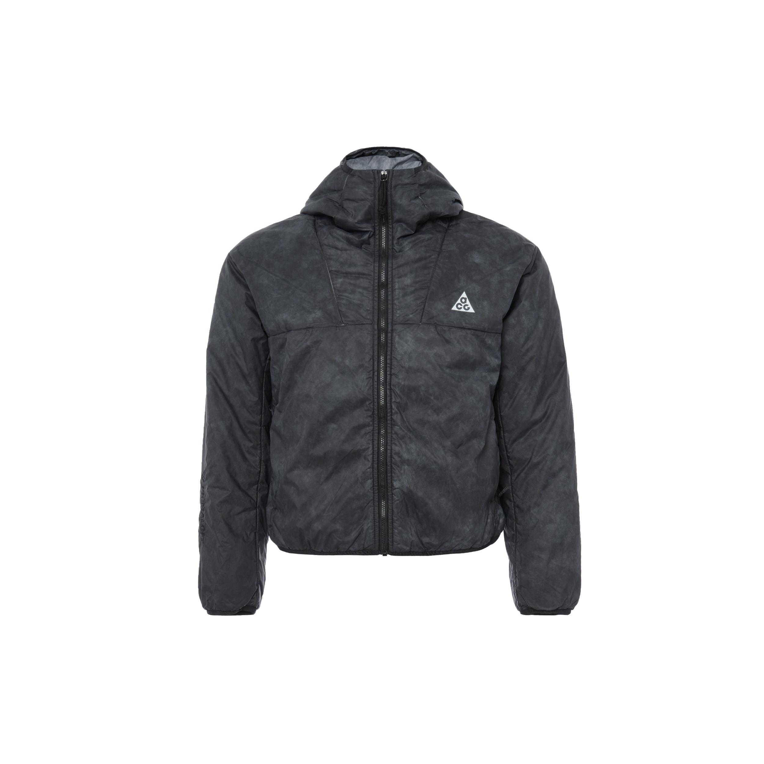 (WMNS) Nike Therma-FIT ADV ACG Rope de Dope Storage Simple Zipper Short Hooded Stay Warm Padded Clothes Black Women s DJ1262-010 L
