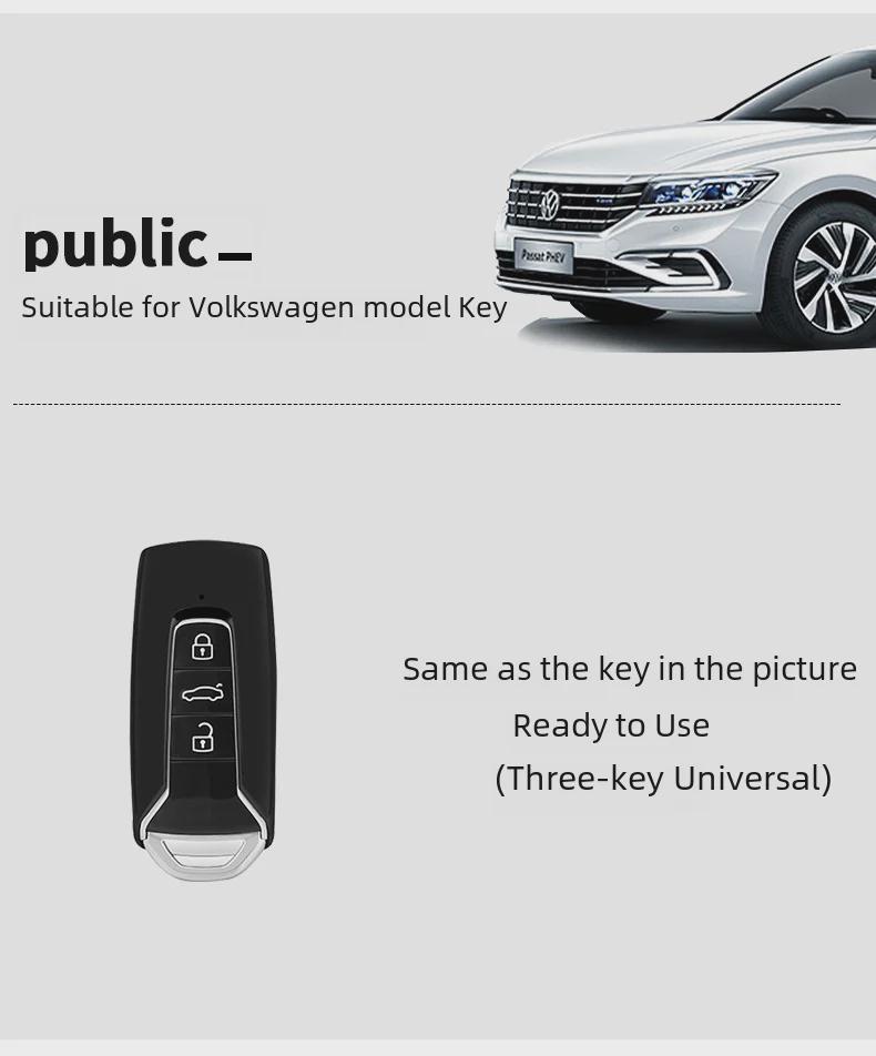 Husă Metalică Protectoare pentru Cheie Volkswagen Touareg cu Breloc