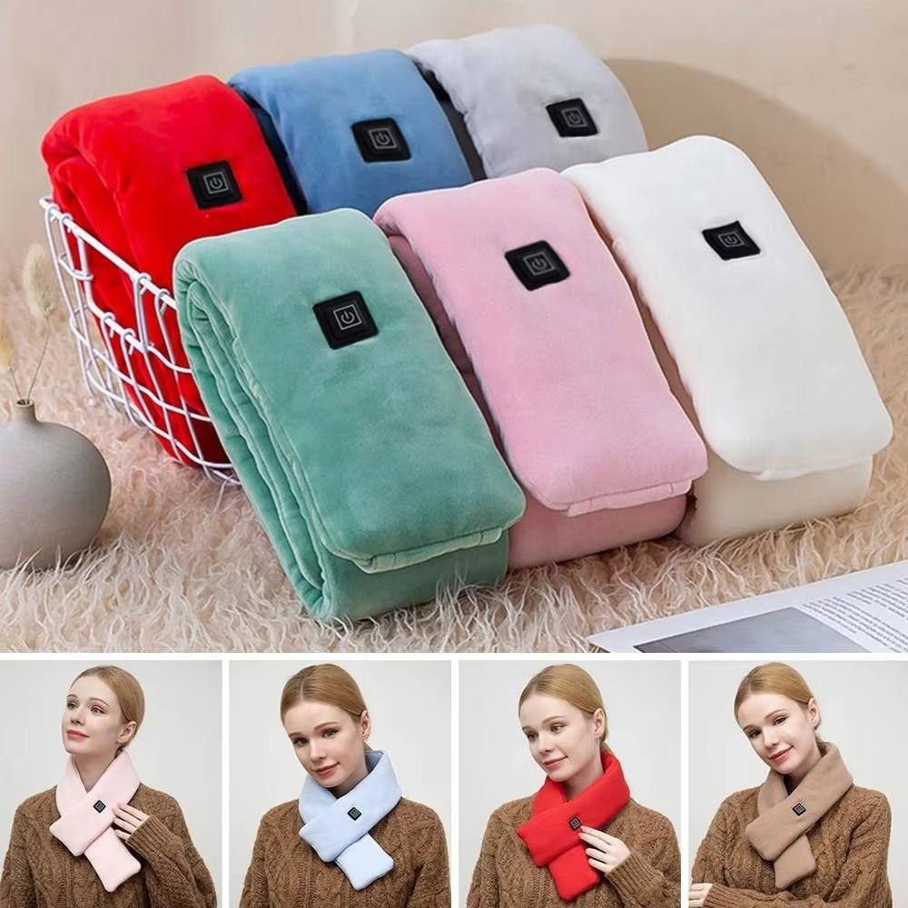3 Temperature Adjustable Electric Heating Scarf Cold-Proof Neck Wrap Warmer Skiing