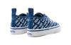 Vans Authentic Elastic Laces Toddler 'Logo Repeat - True Blue'