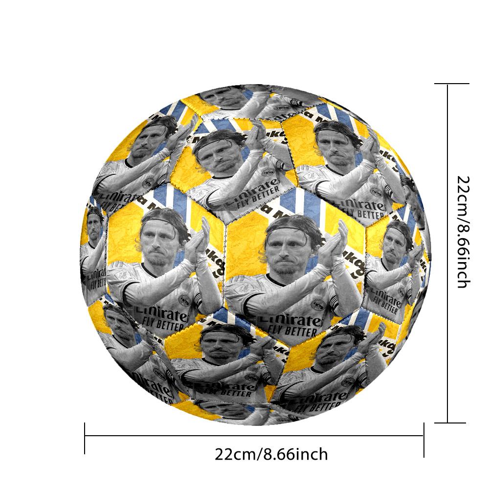 1pc Luka Modric Birthday Size 5 Soccer Ball, Suitable for Practice Matches/tournament Training,Lightweight and Durable mdlq7036