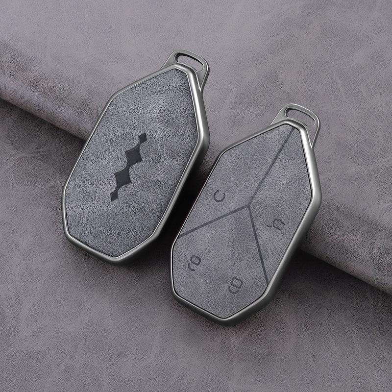 Premium Key Cover & Keychain for BYD Fangchengbao 5, Baoche 5, Baowu 8, Bao 3 Car Models