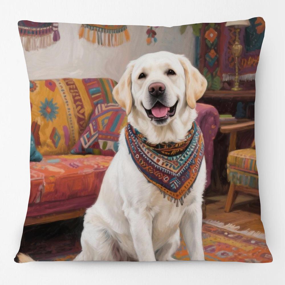 Dalmatian Labrador Retriever Dachshunds Sausage Dog Print Decor Sofa Cushion Cover Pillowcase