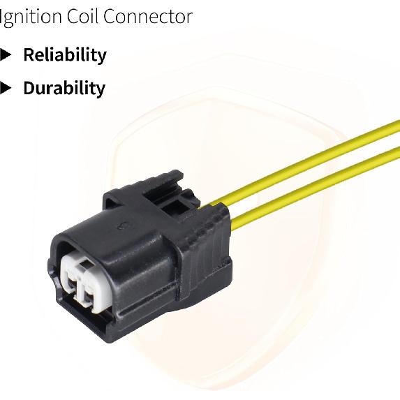 HiSport Coolant Temperature Sensor Connector Repair Harness Compatible with Honda Accord Civic Acura 2006-2024 Temperature Sensor Connector Pigtail