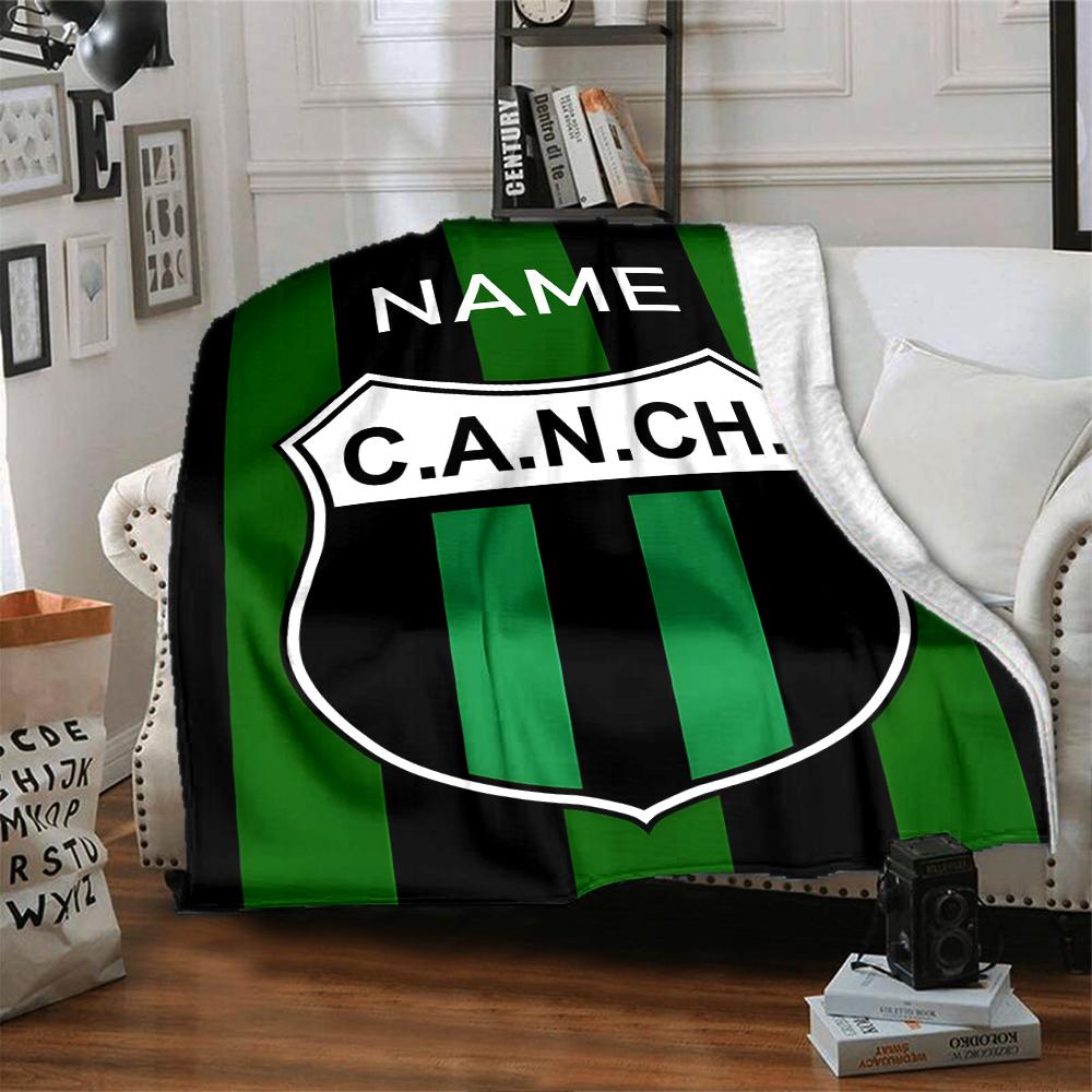Custom Name Atletico Madrid Crest blanket for Couch & Bed, Plush Cozy Fuzzy Blanket Super Soft & Warm Blankets for Fall and Winter. 0908250