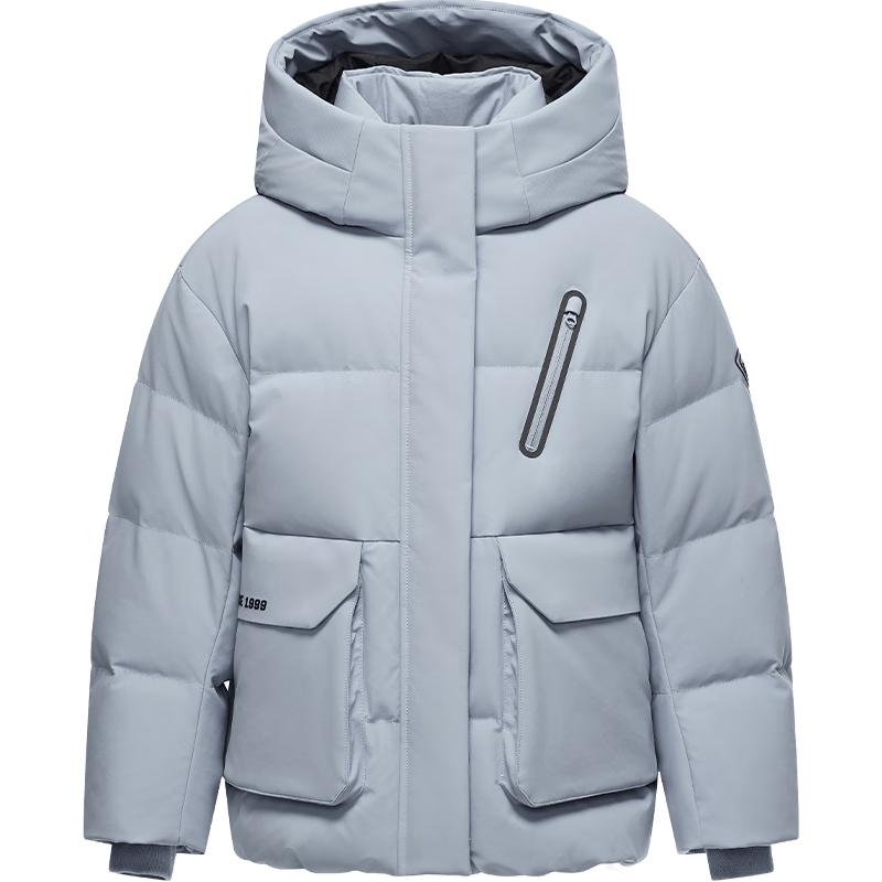 Tanboer Unisex Kids  Short Hooded Down Jacket 5550301A 150/72