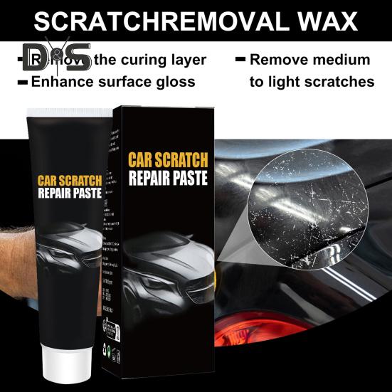 Car Scratch Repair Cream 120ml Automotive Paint Scratch Repair Polishing Wax Deep Scratch Filler for Vehicles Car Scratch Remover Kit with Sponge And