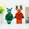 New Nights In The Forest Deer Owl Goat Monster Building Blocks Collectible Decoration Model Set Have Children Toy LED 99 light s STEM DIY Model Kit 3D