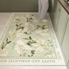 Kitchen Floor Mat Large Size Waterproof Pvc Carpet Leather Oil-proof Non-slip Foot Mats Flower Carpets Home Decoration Rug