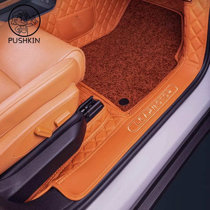 LHD RHD Car Floor Mats For Leapmotor C10 2024 2025 2026 Custom Auto Foot Pads Automobile Carpet Cover Interior Accessories