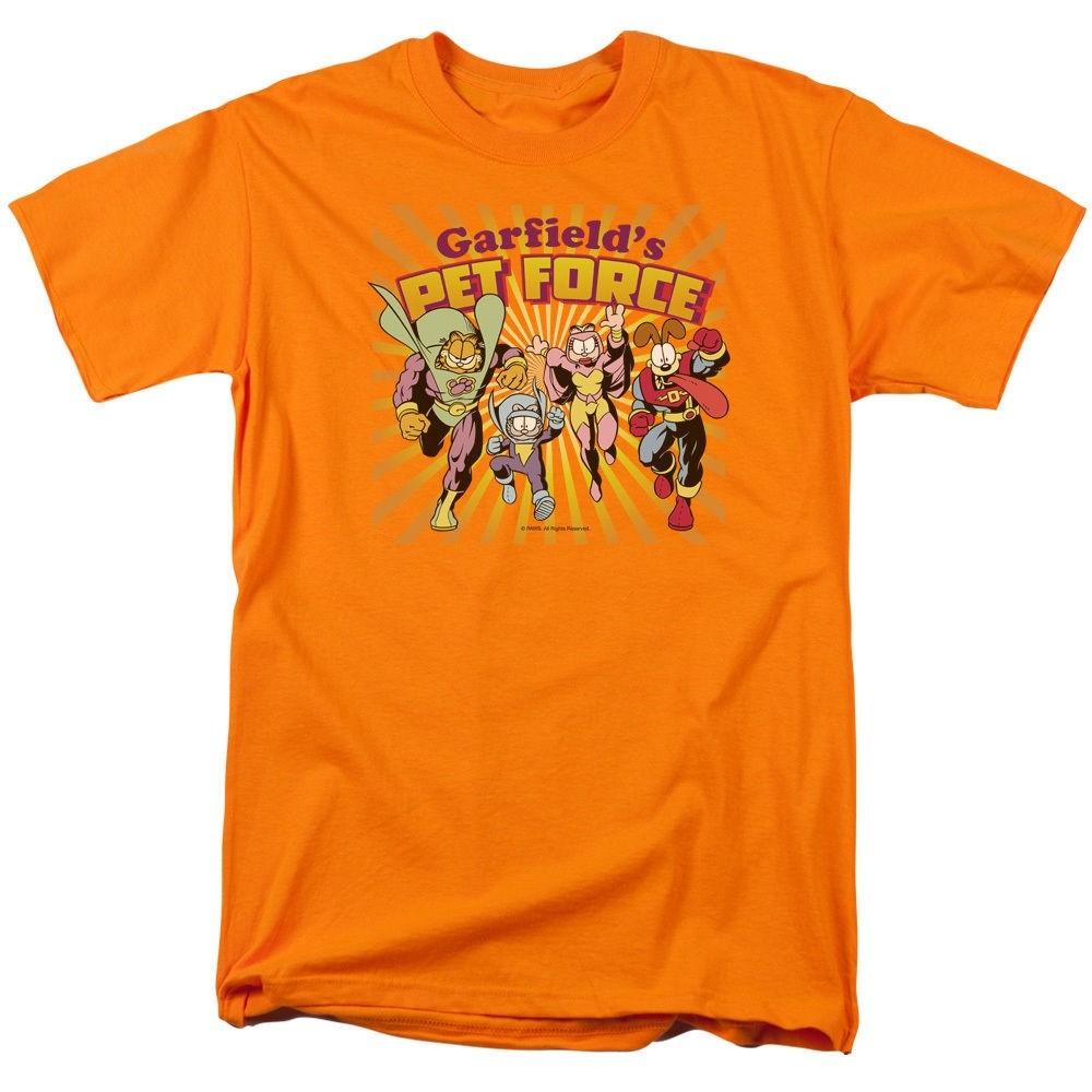 Garfield Pet Force Burst T-Shirt Sizes S-3X NEW L