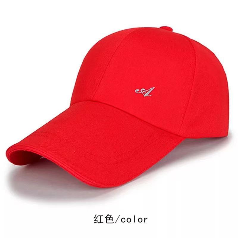 Fashionable embroidered baseball cap - men s sun protection duckbill cap, women s sun visor, classic adult style, versatile Adjustable