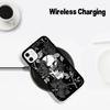 Spooky Skull Patterns Phone Case Magnetic Case For IPhone 16 14 13 12 11 15 Pro Max Plus For Magsafe Wireless Charge Cover