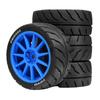 Remote Control Model Rubber Car Supplies Beadlock Wheel Mud Terrain Tires Set Wheel Tires Detachable Fine Car Parts