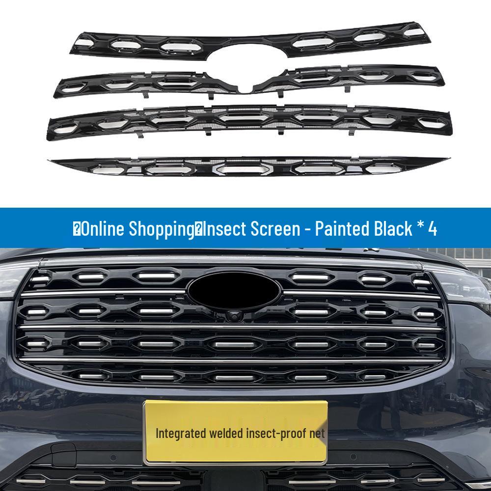 Ford Explorer 23-25 Radiator Protection Net: Insect Screen & Front Grille Clip-On, No Disassembly Needed