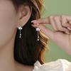Yi Xuan Elegant Floral Tassel Earrings - Retro Lotus Bead Design