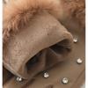 Plush Lined PU Leather Gloves Touchscreen Warm Gloves Fashion Winter Thermal Gloves  for Women