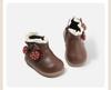 Stylish Baby Girls' Mid-Top Boots - 2025 Autumn/Winter Korean Princess Soft-Soled Cotton Footwear