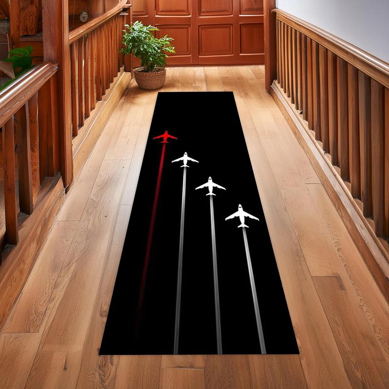 

Вдохновляющий ковер Следуй за своей мечтой для авиации, длинный, прочный, нескользящий коврик для коридора, стильный ковер для прихожей 40X120CM