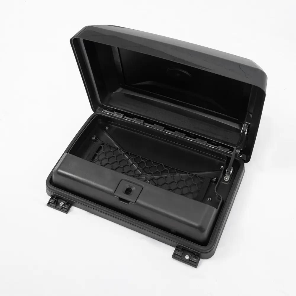 Jetour Traveller Side Panniers Box - Black/Silver ABS Material