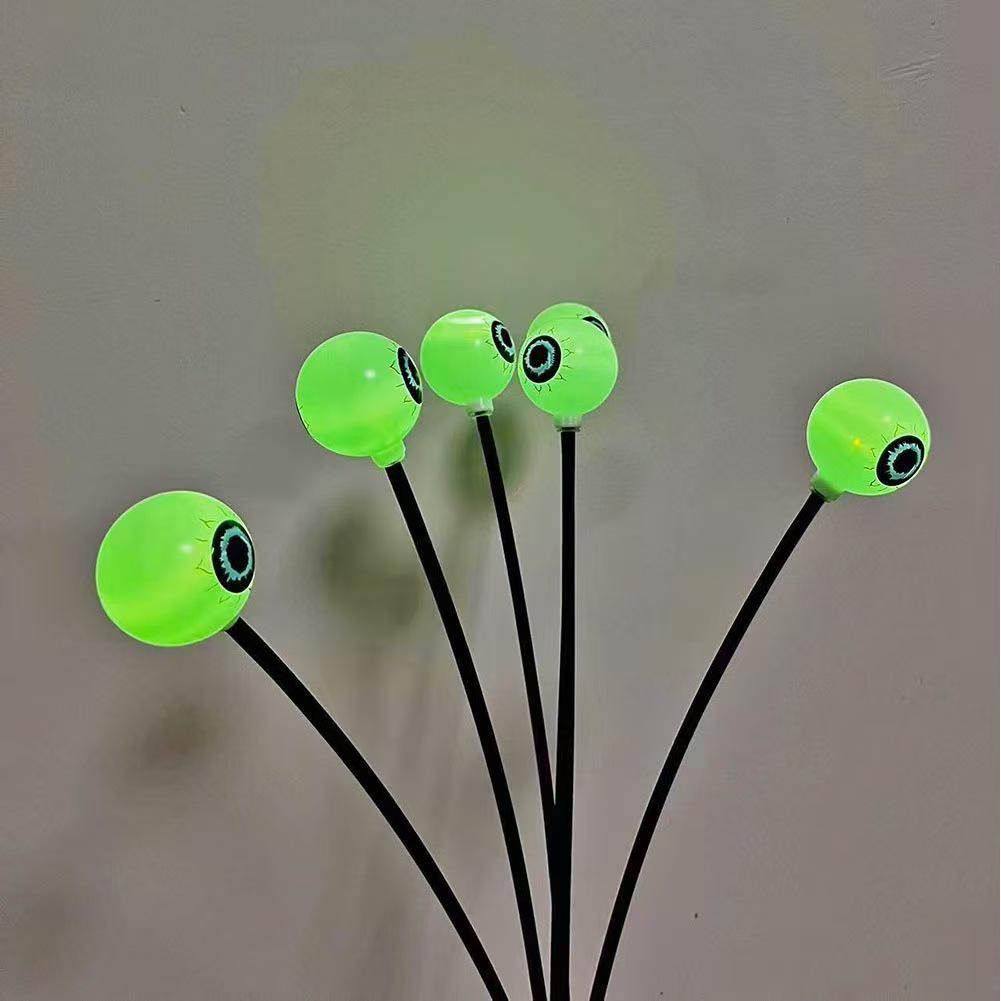Halloween Ghost Eye Solar String Lights for Outdoor Decoration Halloween Ghost Eye