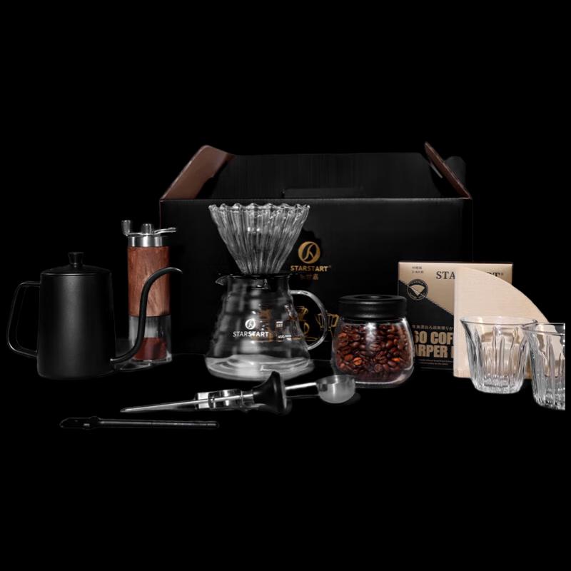 

Подарочный набор для приготовления кофе методом пуровер STAR-START, 11 предметов