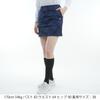 Viva Heart Golf Size 40 Women's Skirt, Fleece-Lined, Windproof, Water-Repellent, 4-Way Stretch, Blue, (01272040)