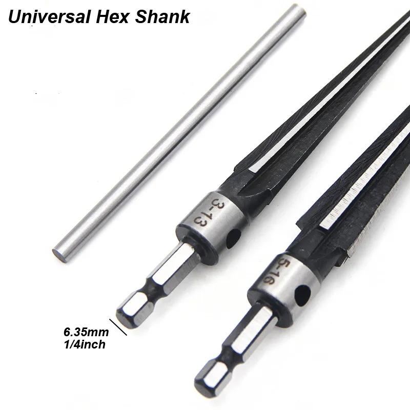 Burghiu cu alez conic, tijă hexagonală, teșit, mâner în T, metric, lemn, tăiere miez, bricolaj, pod, știft, gaură, tăietor, zăvor, instrument de lutier