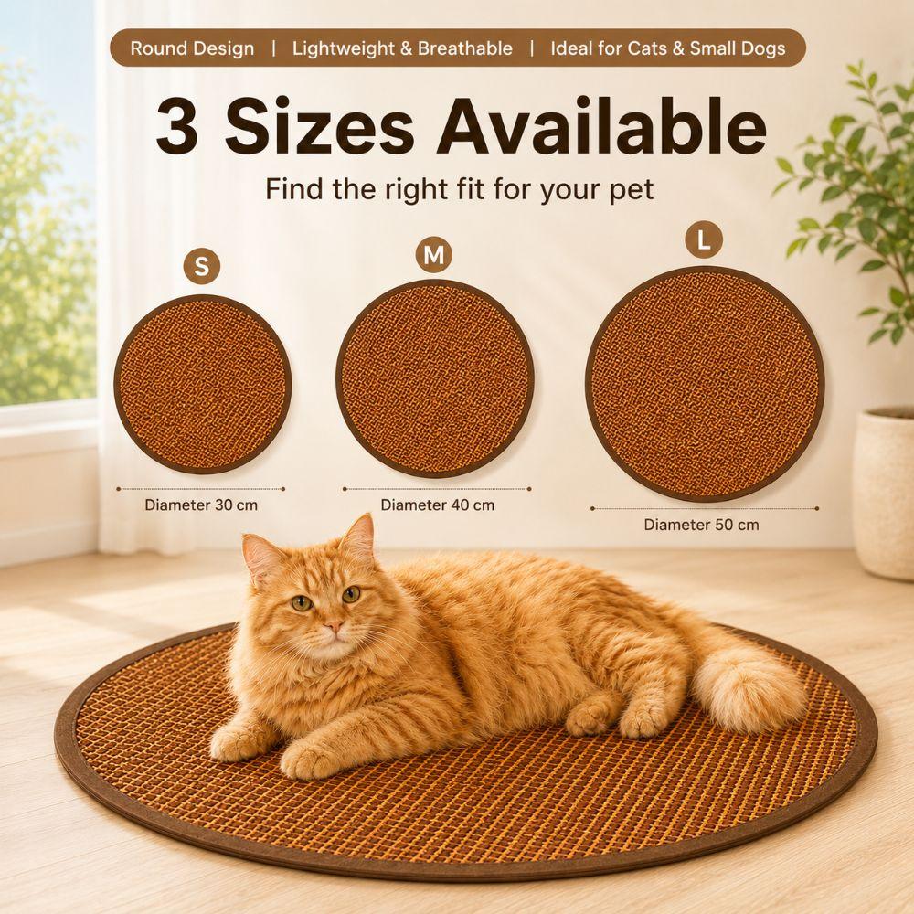 Breathable Cat Bed Mat Washable Summer Sleeping Pad New Pet Cooling Mat  Sleeping Area