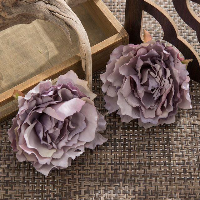 Artificial Flowers Silk Oil Cloth Peony Christmas Wreath Home Outdoor Garden Festival Wedding Bridal Bouquet Diy Gift Hot Sales