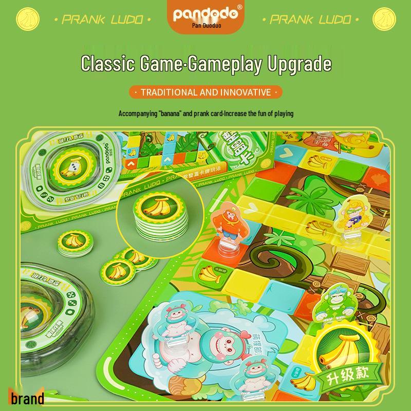 Interactive Monkey Grab Banana Card Game - Educational Party Game for Children and Family