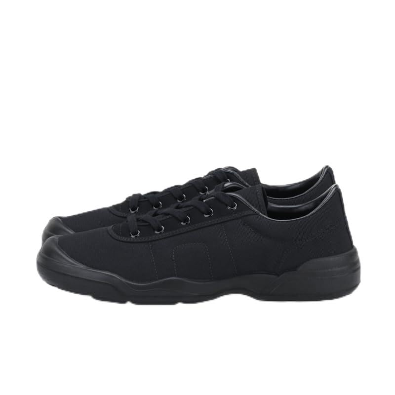 Moonstar Lifestyle Trainer Size 2E Lace-Up Sneakers, Black, 25.0 cm,