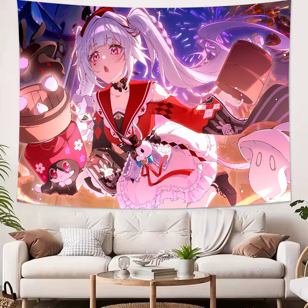Cute Hot Funny Girl Sparxie Tapestry Decoration Bedroom Dormitory Background Cloth Holiday Home Party Living Room Club Tapestry
