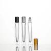 Cylindrical Square 10ml Portable Glass Perfume Spray Bottle with Screw Cap