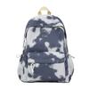 Schoolbag graffiti wind backpack women's 1011 new fashion casual tie-dye travel backpack junior high school college student schoolbag tide