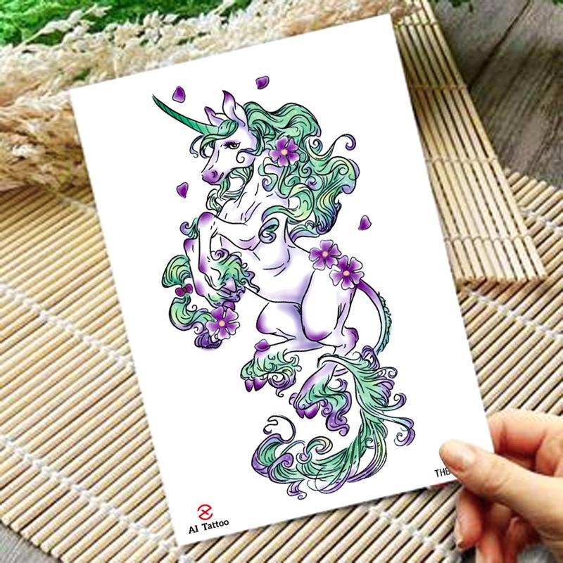 Beauty Sticker Half Arm Tattoo Sticker Waterproof Animal Small Fresh Tattoo Sticker