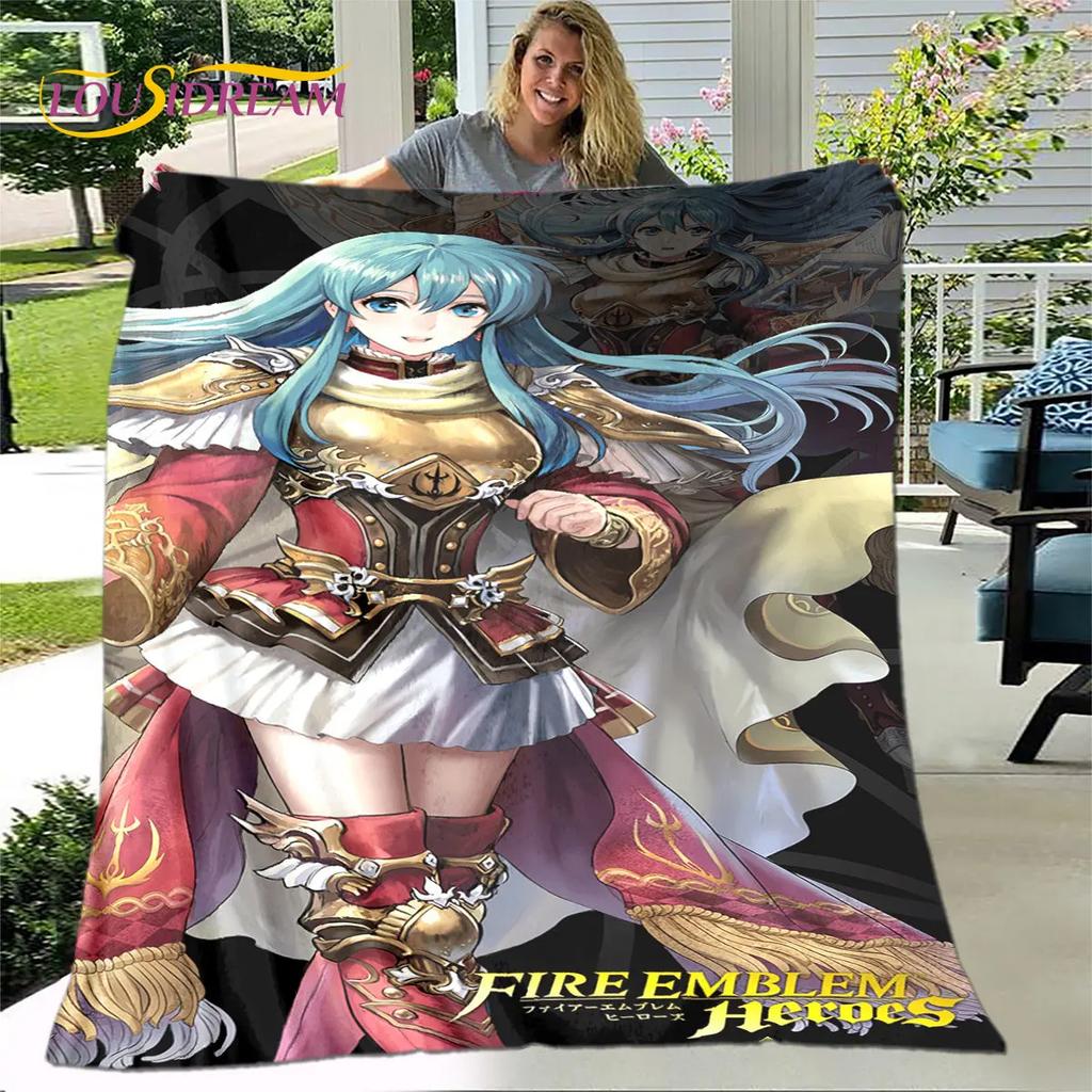 Game Fire Emblem Series Gamer Soft Plush Blanket,Flannel Blanket Throw Blanket for Living Room Bedroom Bed Sofa Picnic Cover Kid
