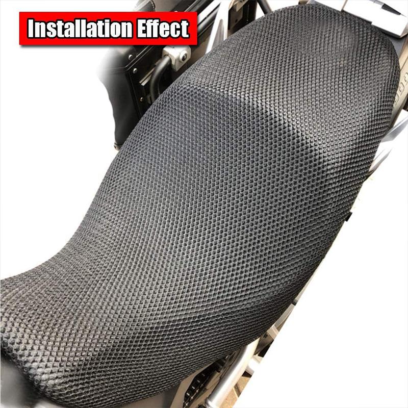 Motorcycle Anti-Slip 3D Mesh Fabric Protecting Cushion Seat Cover For Suzuki V-Strom VStrom DL650 DL1000 DL250 DL 650 1000 250