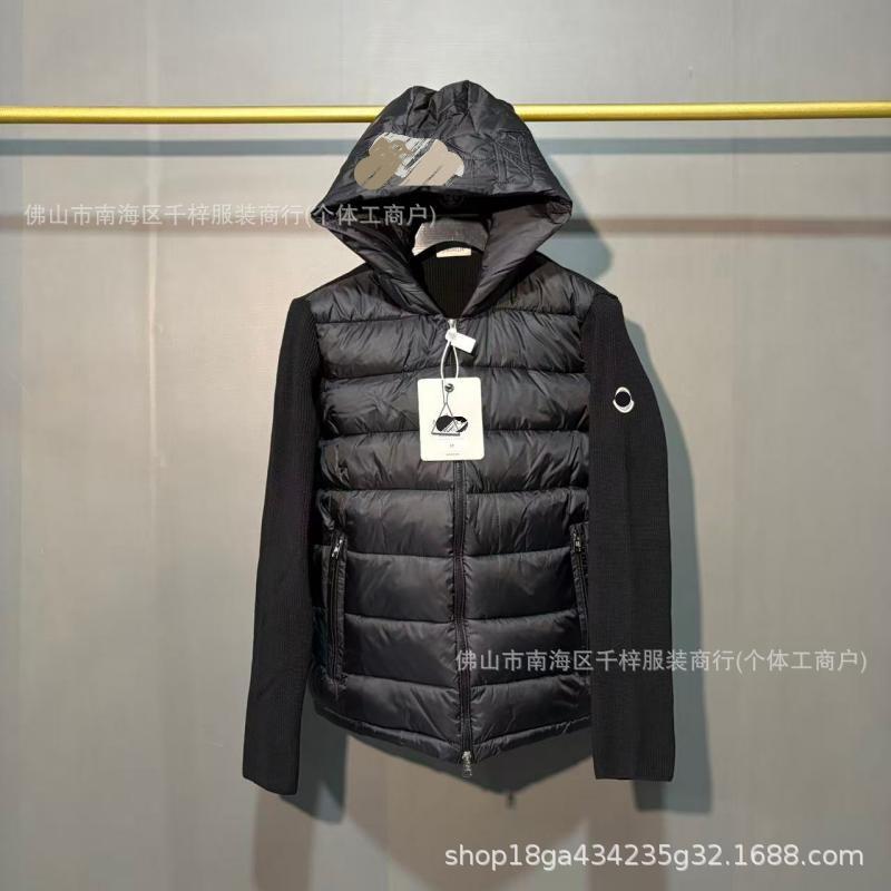 Men Women Warm Thick Cotton Knit Hooded Stand Collar Casual Jacket Slim Fit Winter Outwear