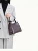 Women's Large Capacity Genuine Leather Drawstring Bucket Bag - Korean Style Fashionable Tote for Commute