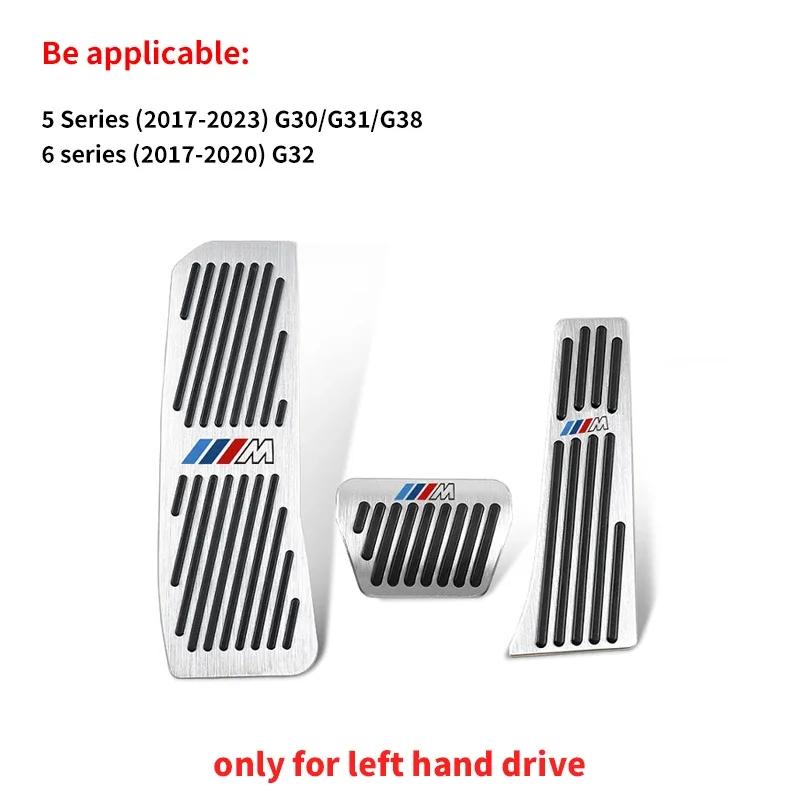 New Foot Rest Fuel Brake Gas Pedal Pads Covers For BMW 3 5 series E39 E46 E87 E90 E91 F10 F30 F20 F25 F01 X5 X3 M4 Car Acce