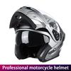 DOT Certified Motorcycle Helmet Full Face with Dual Lens Warmth for Scooter And Racing Bikes Peelable Motorcycle Headgear