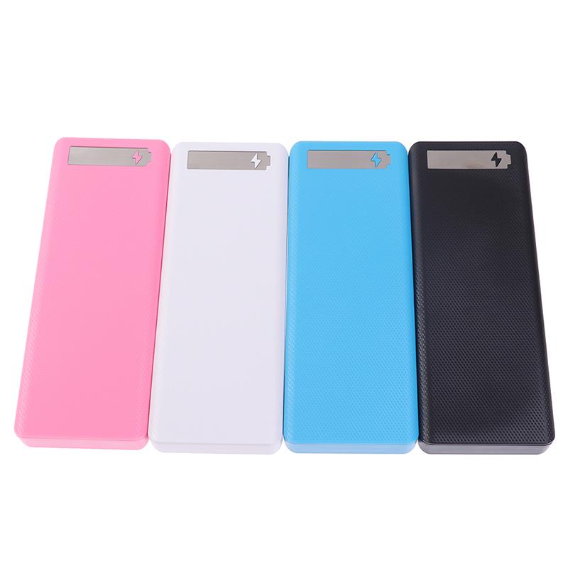 Duální USB DIy LCD displej 10X18650 Pouzdro na baterii Power Bank Shell Nabíjecí box